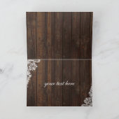 Boho tournesol bois de cerf dentelle mariage merci (Intérieur)