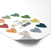 Boho Tous les sentiments sont OK poster (Coin)