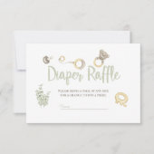 Boho Toys Baby shower Petit Papier Refus Carte (Devant)