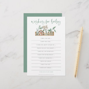 Boho Toys Sage wil Baby shower gamen