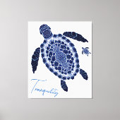 Boho Tranquility Zee Turtles Stretted Canvas Art (Voorkant)