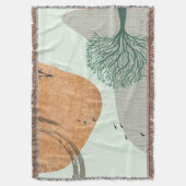 Boho Tree Deken (Voorkant Verticaal)