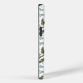 Boho trendy blauwgroene bloem Case-Mate iPhone case (Achterkant / Rechts)