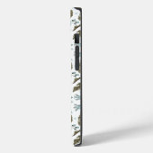 Boho trendy blauwgroene bloem Case-Mate iPhone case (Achterkant / Links)