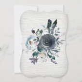 Boho Tribal Bloemengewei Bruiloft Uitnodiging Mari (Achterkant)