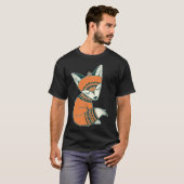  Boho Tribal Fox Leuke Vossen Dier T-shirt (Voorkant volledig)