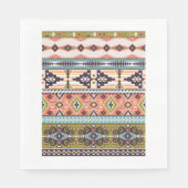 Boho Tribal Geometric Pattern Zuidwestelijke Aztek Servet (Voorkant)