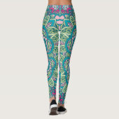 Boho Tribal Mandala Leggings (Achterkant)