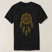 Boho Tribal Native American Feather Dreamweaver T-shirt (Design voorkant)
