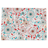 Boho Tribal veer Dreamcatcher bruiloft Groot Cadeauzakje (Achterkant)