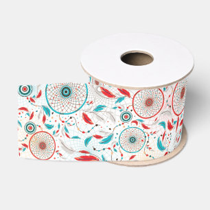 Boho Tribal veer Droomvanger Trouwen Grosgrain Lint