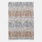 Boho Tribale Gestreepte Keukenhanddoek (Verticaal)