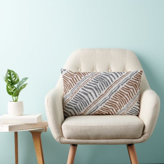 Boho Tribale Gestreepte Lendekussen Kussen (Stoel)
