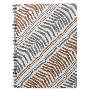 Boho Tribale Gestreepte Spiraal Notebook Notitieboek