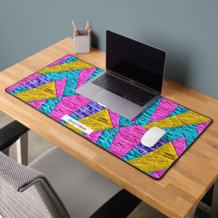 Boho Trompe L'oeil Patchwork Quilt inspiré