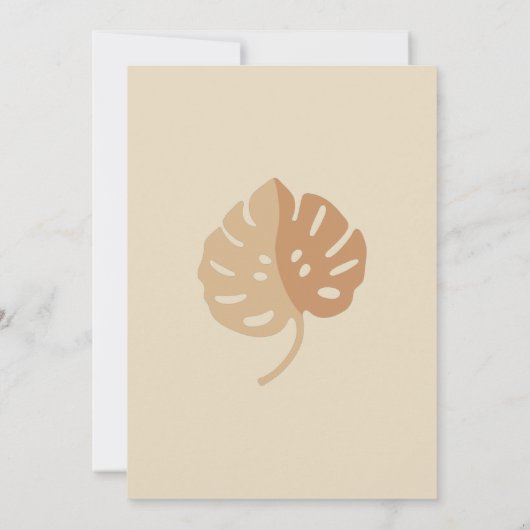 Boho Tropical 30th Birthday Invitation (Dos)