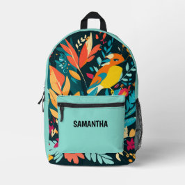 Boho Tropical Backpack for Teen Girls Bedrukte Rugzak
