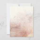 Boho Tropical Beach Wedding Save the Date (Achterkant)