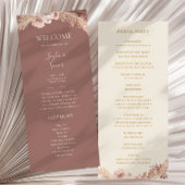 Boho Tropical Botanical | Stustachtig Roos met vas Programma