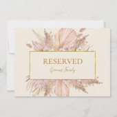 Boho Tropical Botanical | Voorbehouden kenteken vo (Achterkant)