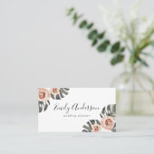 Boho Tropical Floral Visitekaartje (Staand voorkant)