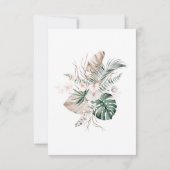 Boho Tropical Garden Wedding Invitation (Dos)