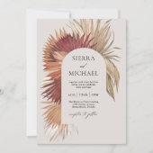 Boho Tropical Oasis Coastal Elegance Kaart (Voorkant)