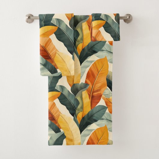 Boho Tropical Pattern Earth Tones (En situation)