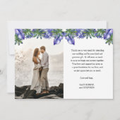 Boho Tropical Purple | Mariage vert photo Merci (Dos)