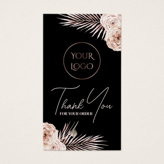 Boho tropical roses package insert (Devant)