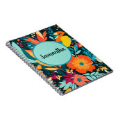 Boho Tropical Spiral Notebook, Samantha Boho  Notitieboek (Rechterzijde)
