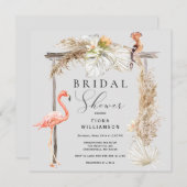 Boho Tropical Wedding Arch Vrijgezellenfeest Kaart (Voorkant / Achterkant)