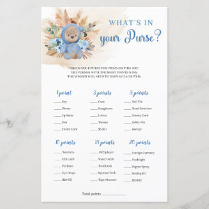 Boho tropische jongen teddy draagt Wat in je tas