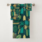 Boho Tropix Blues : Feuilles gras (En situation)