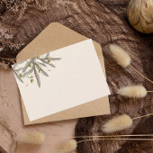 Boho Trouw Beige Botanisch  RSVP Kaartje