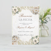 Boho Trouw Save the Date (Staand voorkant)