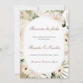 Boho Trouw Save the Date (Voorkant)