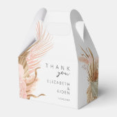 Boho Trouwdoos Geschenkschachtel Bedankdoosjes (Voorkant Zijde)