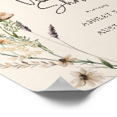 Boho Trouwfeest Poster (Hoek)