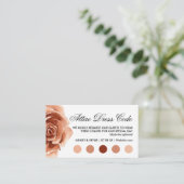 Boho trouwjurk code informatiekaartje (Staand voorkant)