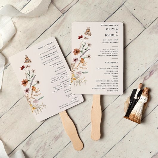 Boho Trouwprogramma Handwaaier
