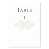 Boho Trouwtafel Nummer Kaarten (Voorkant)