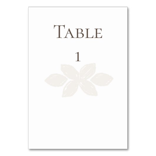Boho Trouwtafel Nummer Kaarten (Voorkant)