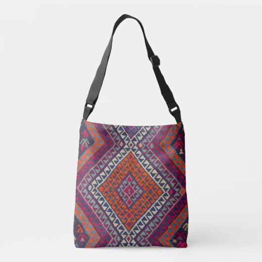 Boho Turks Kilim Rug Crossbody Tas (Achterkant)