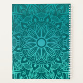 Boho Turquoise et Turquoise Mandala Life Coach Pla (Dos)