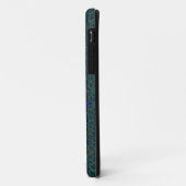 Boho Turquoise Quilted Tile Ethnic Graphic Case-Mate iPhone Case (Achterkant/links)