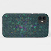Boho Turquoise Quilted Tile Ethnic Graphic Case-Mate iPhone Case (Achterkant (horizontaal))