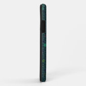 Boho Turquoise Quilted Tile Ethnic Graphic Case-Mate iPhone Case (Achterkant/rechts)