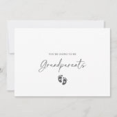 Boho Ultrasound Photo Pregnancy Announcement Card Kaart (Voorkant)