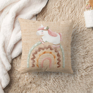 Boho unicorn regenboogkussens kussen